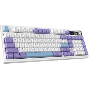  Клавиатура Ajazz AK980 V2 фиолетовый/белый/синий 
