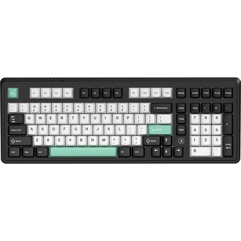  Клавиатура Ajazz AK980 V2 черный/белый/бирюзовый 