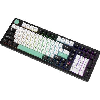  Клавиатура Ajazz AK980 V2 черный/белый/бирюзовый 