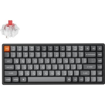  Клавиатура Keychron K2 Max (K2M-J1-RU) RGB Backlight Aluminum Red Switch черный 