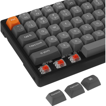  Клавиатура Keychron K2 Max (K2M-J1-RU) RGB Backlight Aluminum Red Switch черный 