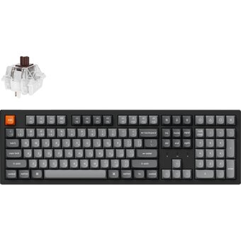  Клавиатура Keychron K10 Max (K10M-H3-RU) Swappable RGB Brown Switch Black 