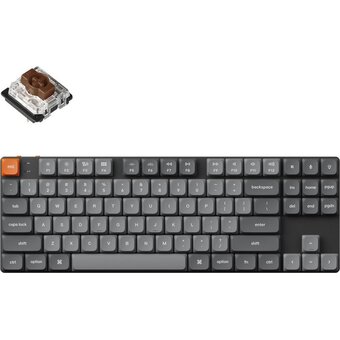  Клавиатура Keychron K1 Max (K1M-B3) RGB Gateron Brown Switch черный 