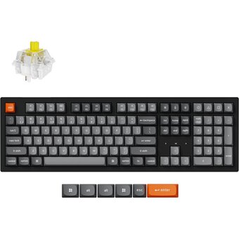  Клавиатура Keychron K10 Max (K10M-H4) RGB Banana Switch черный 