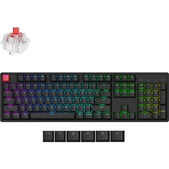  Клавиатура Keychron K10 (K10X-C1) RGB Red Switch черный 