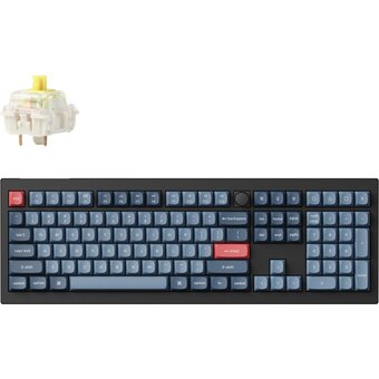  Клавиатура Keychron V6 Max (V6M-D4) RGB Banana Switch черный 