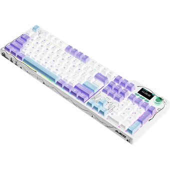  Клавиатура Ajazz AK35I V4 Avocado Switch фиолетовый/белый/синий 