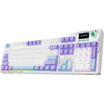  Клавиатура Ajazz AK35I V4 Avocado Switch фиолетовый/белый/синий 