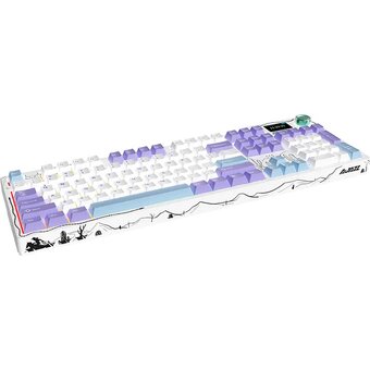  Клавиатура Ajazz AK35I V4 Avocado Switch фиолетовый/белый/синий 