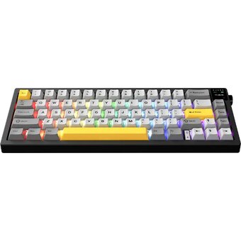 Клавиатура Ajazz AK650 Dream Weaver Switch черный/серый/желтый 