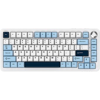  Клавиатура Ajazz AK820 Max Plus Daydream Switch белый/голубой 