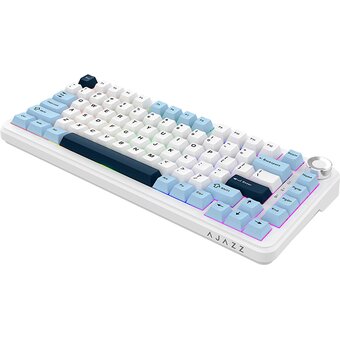  Клавиатура Ajazz AK820 Max Plus Daydream Switch белый/голубой 