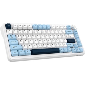  Клавиатура Ajazz AK820 Max Plus Daydream Switch белый/голубой 