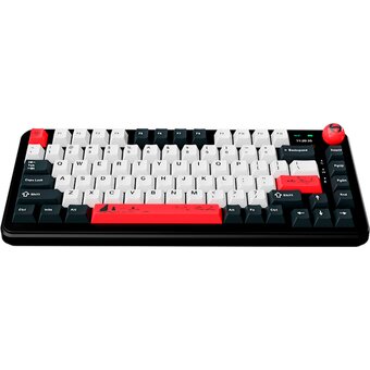  Клавиатура Ajazz AK820 Max Plus Mute Switch черный/белый/красный 