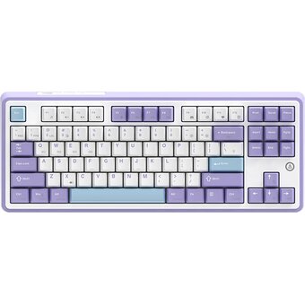  Клавиатура Ajazz AK870 Gift Switch фиолетовый/белый/синий 