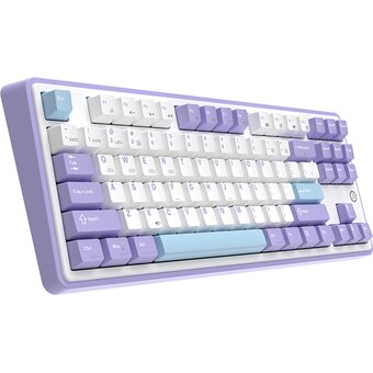  Клавиатура Ajazz AK870 Gift Switch фиолетовый/белый/синий 