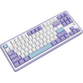  Клавиатура Ajazz AK870 Gift Switch фиолетовый/белый/синий 