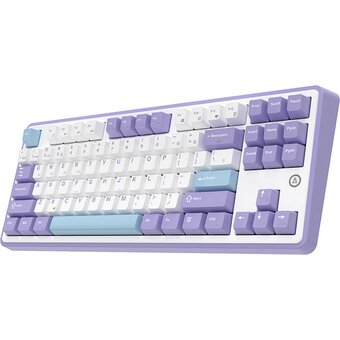  Клавиатура Ajazz AK870 Gift Switch фиолетовый/белый/синий 