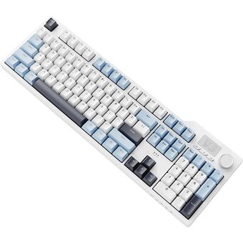  Клавиатура Ajazz AK35I V3 Sea Salt Switch синий/белый/черный 