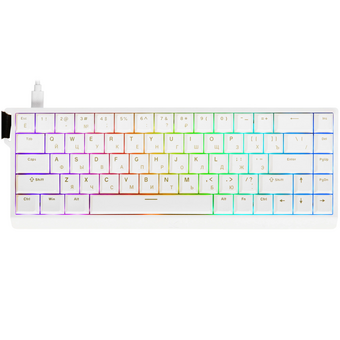  Клавиатура McHose Ace 68 (MC-Ace68-15) Ice Blue Magnetic Switch белый 