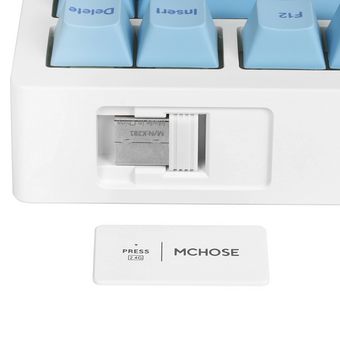  Клавиатура McHose G75 Pro (G75-12A) Matcha Latte Switch белый 