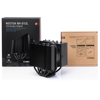  Кулер Noctua NH-D12L chromax.black (NH-D12L chromax.black) LGA 1700/1200/1851/115X/AM4/AM5 TDP 148Вт RTL 