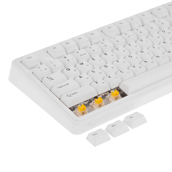  Клавиатура Ajazz AK980 Max Magnetic Grain Switch белый 
