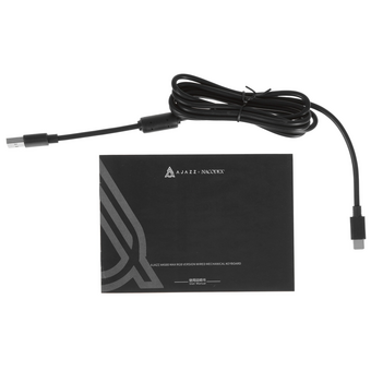  Клавиатура Ajazz AK820 Pro Flying Fish Switch черный/серый/желтый 