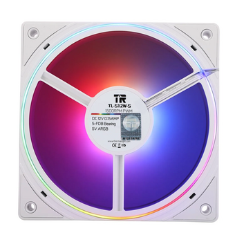  Комплект вентиляторов Thermalright TL-S12W-S (Pack of 3) (TRTLS12WS.3P) / ARGB / 120mm PWM 