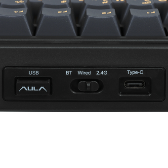  Клавиатура AULA F75 Black-Dark Blue-Orange Reaper Switches 