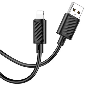  Кабель HOCO X88 USB 2м Lightning чёрный 
