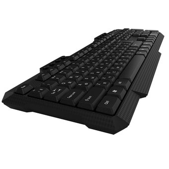  Клавиатура+мышь Maxvi KWS-06 combo черный 