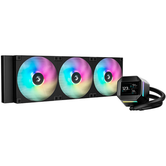  СВО Deepcool LM420 (R-LM420-BKDMMC-1) ARGB Soc-AM5/AM4/1200/1700/1851 черный 4-pin 25.2dB Al LCD 2176gr Ret 