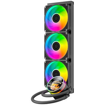  СВО ID-COOLING SL360 V2, LCD, 4-pin, ARGB, 120мм, черный, retail 