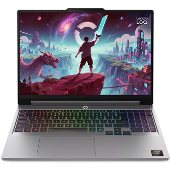  Ноутбук Lenovo LOQ 15AHP11 (83TN003FPS) R7 250 16Gb SSD512Gb GeForce RTX5050 8Gb 15.3" IPS WUXGA (1920x1200) без ОС grey WiFi BT Cam 