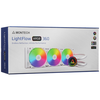  СВО Montech LightFlow ARGB 360 White 
