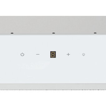  Вытяжка Delonghi NUOVO 508 BB белое стекло 