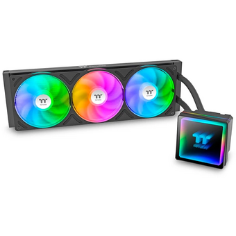 СВО Thermaltake TH360 V3 (cl-w466-pl12sw-a), 4-pin, ARGB, 120мм, черный, retail 