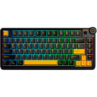  Клавиатура AULA AU75 чёрно-оранжевый игровая беспроводная Star Vector свитчи 