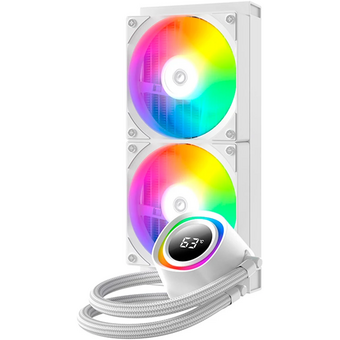  СВО ID-COOLING FX240 TD White LGA1851/1700/1200/115X/AM4/AM5 (TDP 300W, ARGB Fan and Pump, PWM, Dual Fan 120mm, белый) 