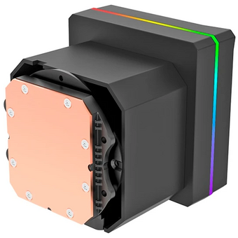  СВО Thermaltake TH360 V3 (cl-w466-pl12sw-a), 4-pin, ARGB, 120мм, черный, retail 