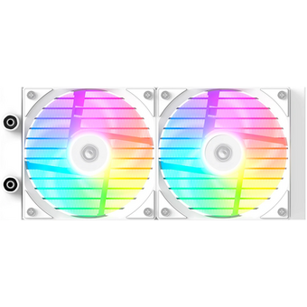  СВО ID-COOLING FX240 TD White LGA1851/1700/1200/115X/AM4/AM5 (TDP 300W, ARGB Fan and Pump, PWM, Dual Fan 120mm, белый) 