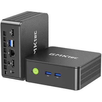  Мини ПК GMKTEC Mini G3S (G3S/N95/16+512GB) Intel N95, DDR4 16ГБ, 512ГБ SSD, Intel UHD Graphics, Windows 11 Pro, черный и серый 