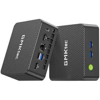  Мини ПК GMKTEC Mini G3S (G3S/N95/16+512GB) Intel N95, DDR4 16ГБ, 512ГБ SSD, Intel UHD Graphics, Windows 11 Pro, черный и серый 