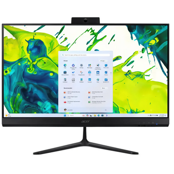  Моноблок Acer Aspire C27B-GKRK (DQ.BQQCD.002-Eshell) Full HD Ryzen AI 7 350 (2) 16Gb SSD512Gb RGr Eshell GbitEth WiFi BT 90W клавиатура мышь Cam черный 