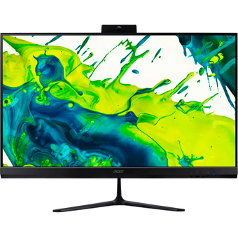  Моноблок Acer Aspire C27-2G (DQ.BRMCD.002-Eshell ) Full HD Core Ultra 5 225U (1.3) 16Gb SSD512Gb HDG Eshell GbitEth WiFi BT 120W клавиатура мышь Cam черный 