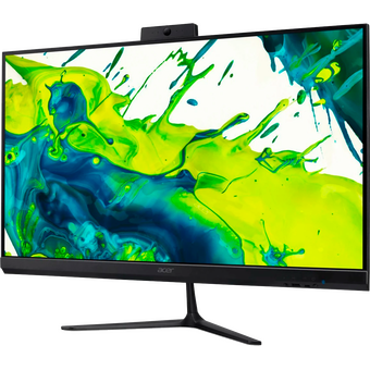  Моноблок Acer Aspire C27-2G (DQ.BRMCD.002-Eshell ) Full HD Core Ultra 5 225U (1.3) 16Gb SSD512Gb HDG Eshell GbitEth WiFi BT 120W клавиатура мышь Cam черный 