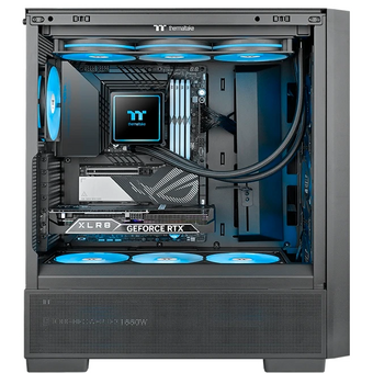  СВО Thermaltake TH360 V3 (cl-w466-pl12sw-a), 4-pin, ARGB, 120мм, черный, retail 
