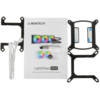  СВО Montech LightFlow ARGB 240 White 