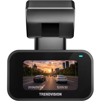  Видеорегистратор TrendVision Nano 2K Wi-Fi CPL GPS черный 2Mpix 1296x2304 1296p 170гр. GPS GK7202 